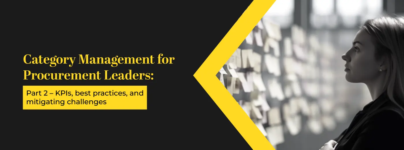 Category Management for Procurement Leaders